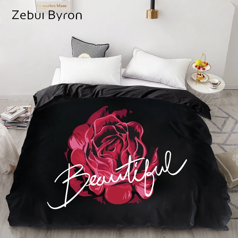 3D HD Print Custom Duvet Cover,Comforter/Quilt/Blanket case 140x200/220x240/200x200/Queen/King,Bedding Black Rose,drop ship
3D HD Print Custom Duvet Cover,Comforter/Quilt/Blanket case 140x200/220x240/200x200/Queen/King,Bedding Black Rose,drop ship