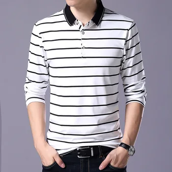 Striped Polo Shirt Men 2020 Spring 95% Cotton Men's Polo Shirt Long Sleeve Mens Casual Shirt Mens Turn Down Collar Polos
Striped Polo Shirt Men 2020 Spring 95% Cotton Men's Polo Shirt Long Sleeve Mens Casual Shirt Mens Turn Down Collar Polos