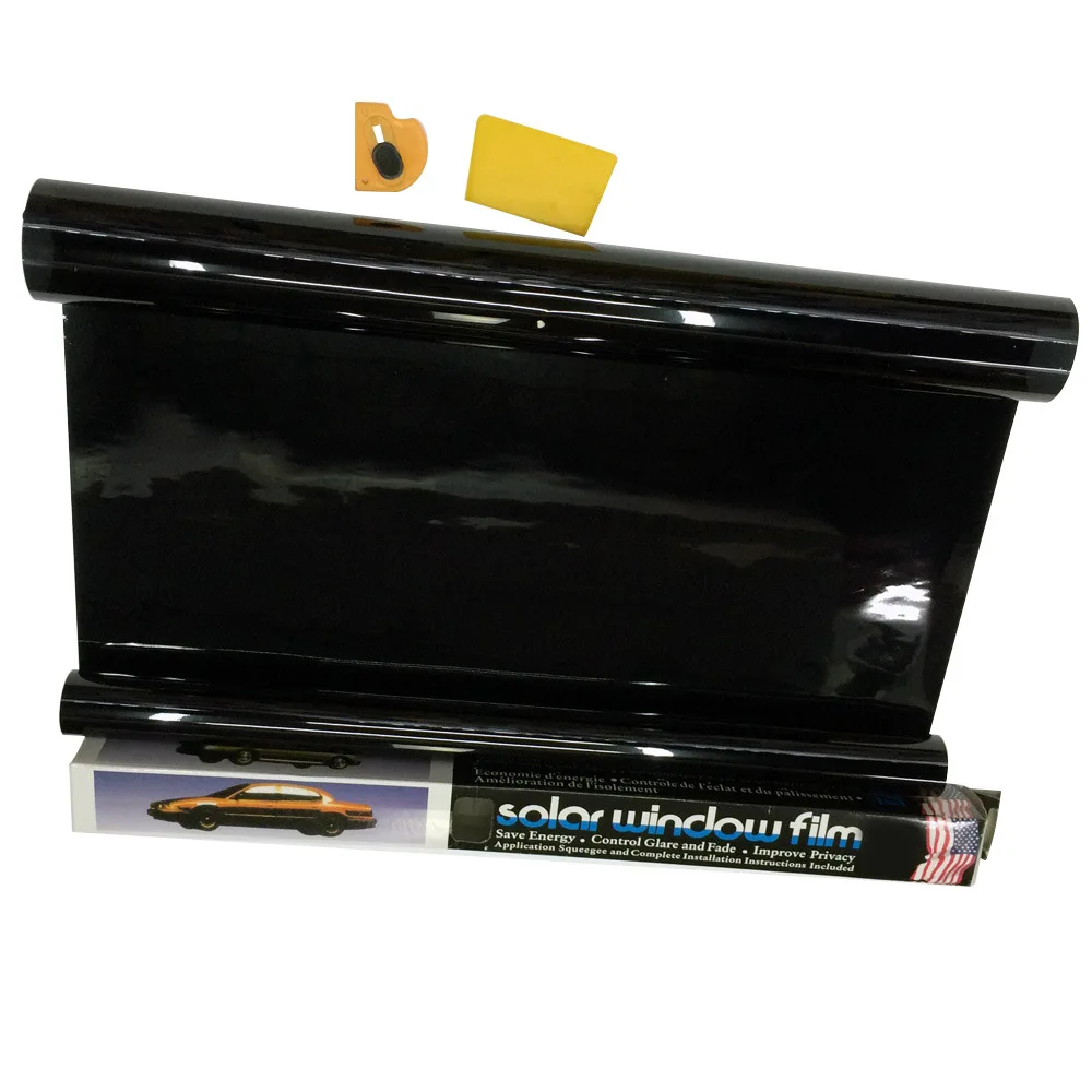 50 * 300cm Black Glass Window Film Foils Solar Protection Car Sticker for Auto Commercial House UV + Tint Insulation Film
50 * 300cm Black Glass Window Film Foils Solar Protection Car Sticker for Auto Commercial House UV + Tint Insulation Film