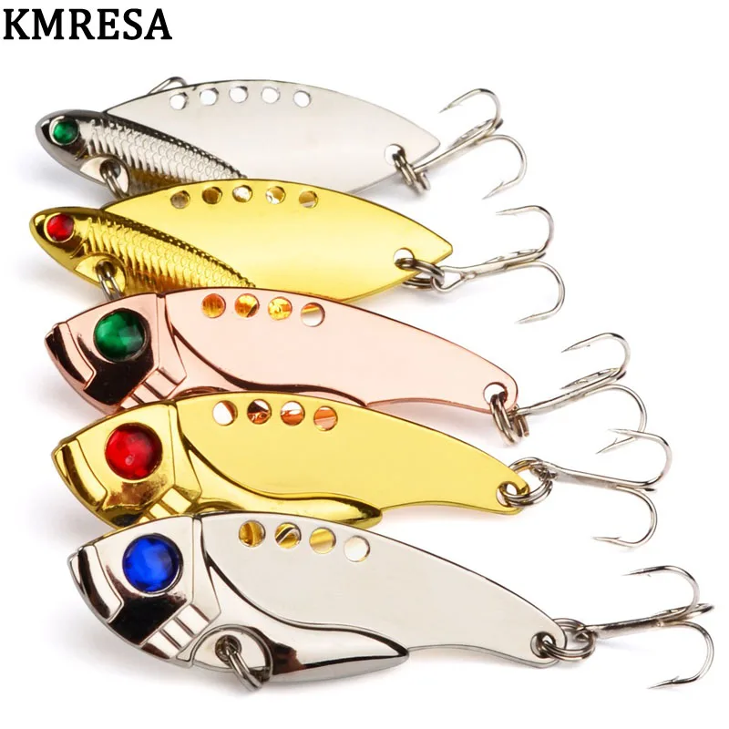 1Pcs 6cm 11g Metal Spoon Mini Fishing Lure Crankbait Bass Crank Bait Treble With 2 Hooks VIB Bait Lead Fish Cicada bait
1Pcs 6cm 11g Metal Spoon Mini Fishing Lure Crankbait Bass Crank Bait Treble With 2 Hooks VIB Bait Lead Fish Cicada bait
