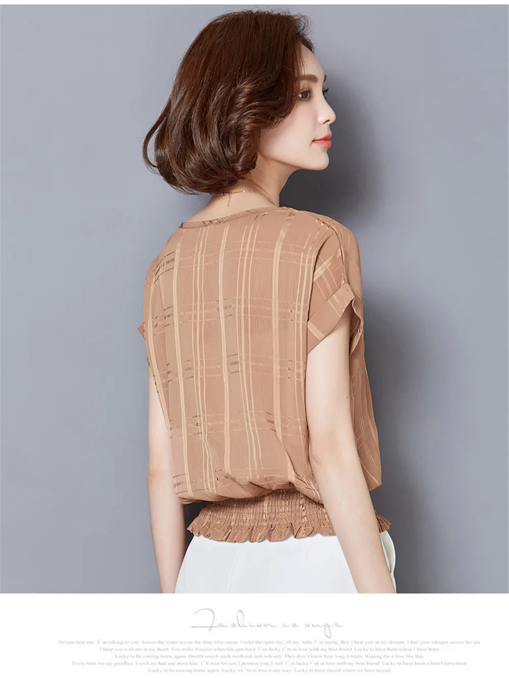 White High Waist All Match Blouse shirt For Women 2018 Summer Short Batwing Sleeve Loose Women Blouse Top Linen O-neck Blusas (25)
