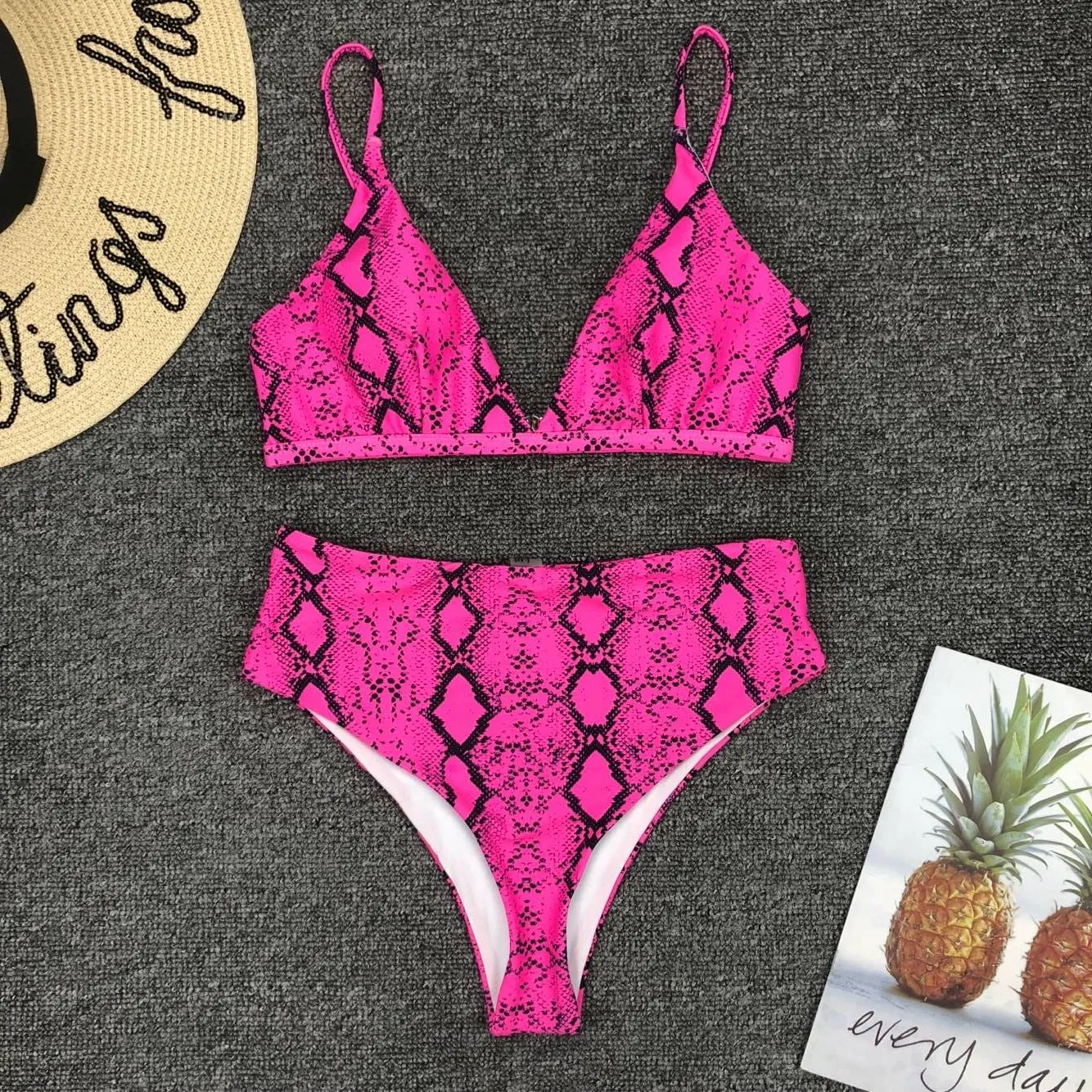 Biquinis Feminino Bikini 2019 Maillot De Bain Femme Swimsuit Sexy Suits Snake Print Bandage Swimwear Bathing Suit Women Bikinis |