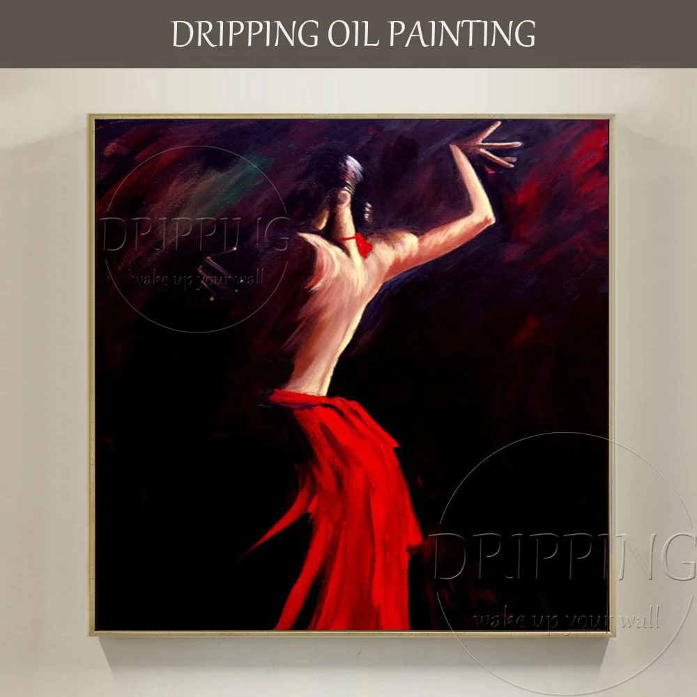 High Quality Hand-painted Abstract Dancer Oil Painting on Canvas Modern Wall Art Picture Spanish Dancer Dancing Oil Painting
High Quality Hand-painted Abstract Dancer Oil Painting on Canvas Modern Wall Art Picture Spanish Dancer Dancing Oil Painting