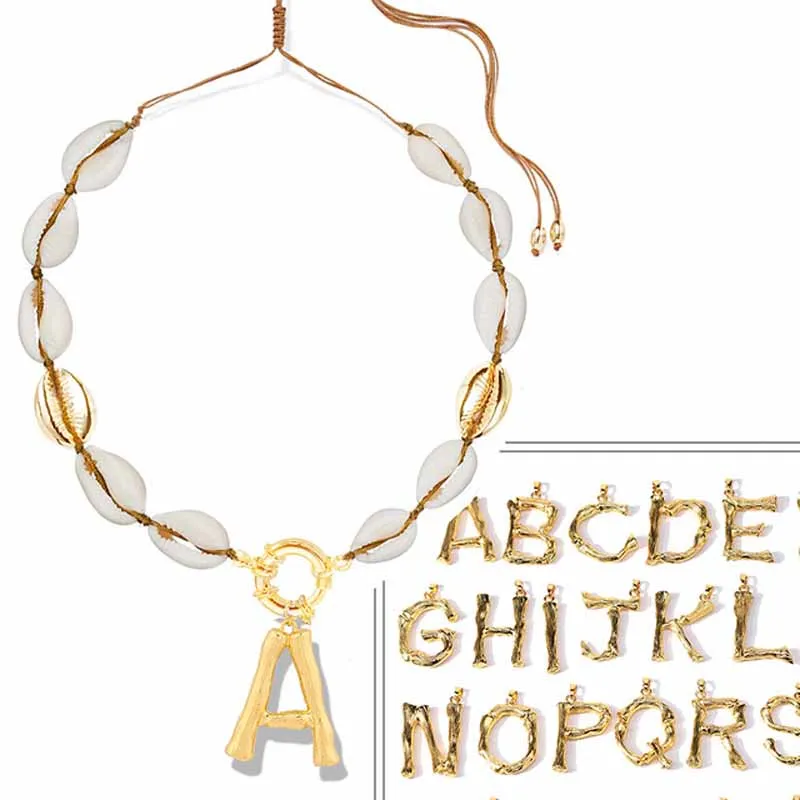 26 English Letters Customized Alphabet Adjustable Choker Gold Color Plated Letters Pendant Neckalce for Women Jewelry Gift
26 English Letters Customized Alphabet Adjustable Choker Gold Color Plated Letters Pendant Neckalce for Women Jewelry Gift