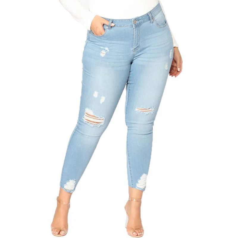 sunlight 2018 nuevo Super elastic azul borla Ripped Jeans Mujer Denim Pantalones para mujeres pencil Skinny Jeans
sunlight 2018 nuevo Super elastic azul borla Ripped Jeans Mujer Denim Pantalones para mujeres pencil Skinny Jeans