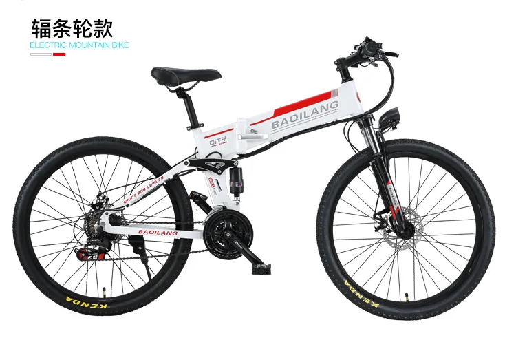 Excellent X-front 48V 350W 10 12.8A Lithium Battery Mountain Electric Bike 27 Speed moto Electric Bicycle downhill 26 inch Foldable ebike 21
