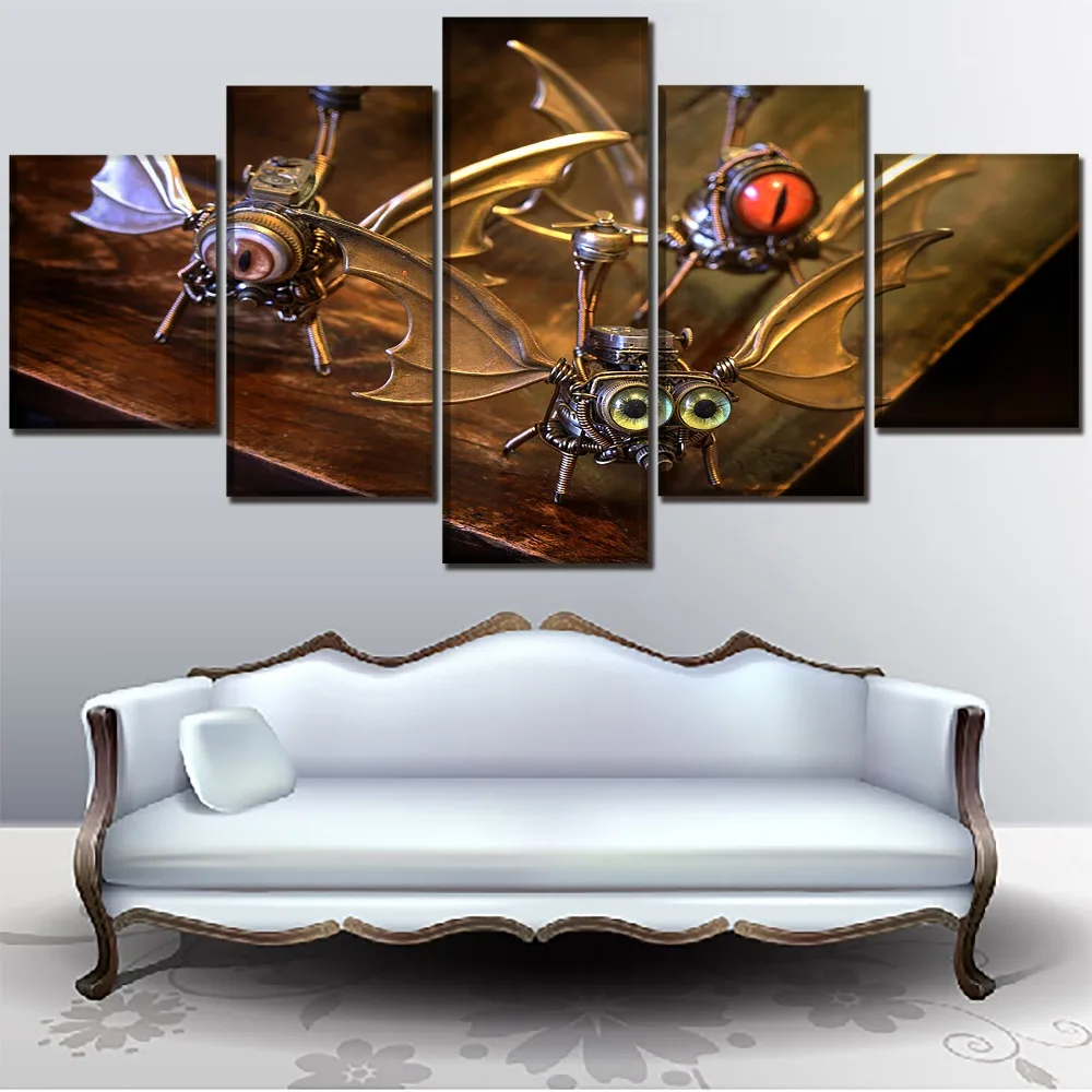 Modern Artwork Wall Home Decorative Living Room One Set 5 Piece Sci Fi Steampunk Insects Poster On Canvas Printing Type Painting
Modern Artwork Wall Home Decorative Living Room One Set 5 Piece Sci Fi Steampunk Insects Poster On Canvas Printing Type Painting