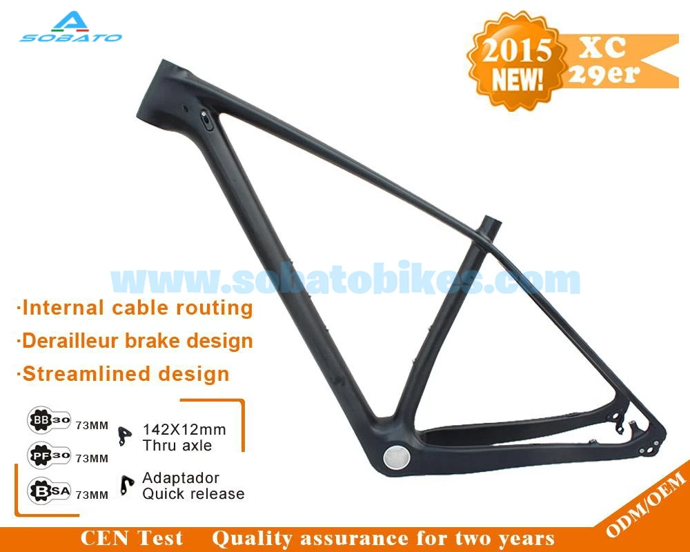full carbon fiber 29er mountain bike frames,fit 142*12mm thru axle,MTB carbon bicycle frame,size 17" 18.5
full carbon fiber 29er mountain bike frames,fit 142*12mm thru axle,MTB carbon bicycle frame,size 17" 18.5