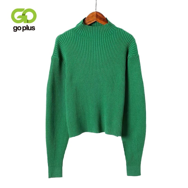 GOPLUS Spring Autumn Women's Turtleneck Pullovers Long Sleeve Knitted Sweaters Women Green High Quality Femme 2019 Sweater C7151
GOPLUS Spring Autumn Women's Turtleneck Pullovers Long Sleeve Knitted Sweaters Women Green High Quality Femme 2019 Sweater C7151