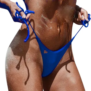 SAGACE 4 Colors Summer Sexy Brazilian Thong Swimwear Solid Cheeky Bottom Thong V Swimwear Heart Cut Swimsuit Bottoms
SAGACE 4 Colors Summer Sexy Brazilian Thong Swimwear Solid Cheeky Bottom Thong V Swimwear Heart Cut Swimsuit Bottoms