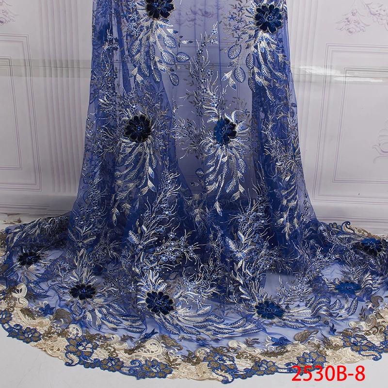 Latest High Quality Water Soluble Lace 2019 Hot Sale African Tulle Lace Fabric with Beads for Wedding Evening Party APW2530B-8
Latest High Quality Water Soluble Lace 2019 Hot Sale African Tulle Lace Fabric with Beads for Wedding Evening Party APW2530B-8