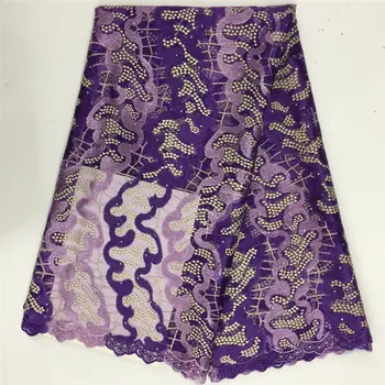 African Lace Fabric 2017 Embroidered Nigerian Laces Fabric Bridal High Quality French Tulle Lace Fabric Purple For Women
African Lace Fabric 2017 Embroidered Nigerian Laces Fabric Bridal High Quality French Tulle Lace Fabric Purple For Women