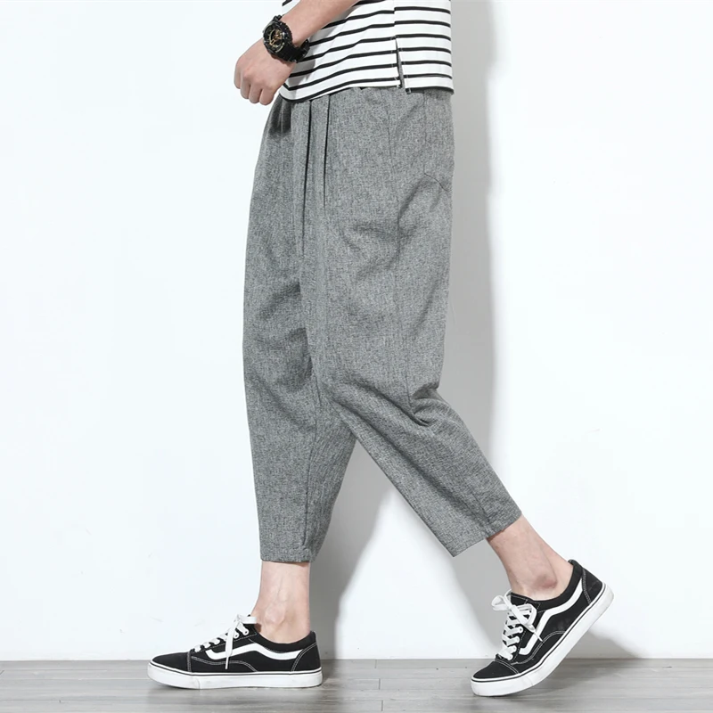 Pattern Summer Thin Section Nine Part And Wide Leg Pants Leisure Code Man K69P20 Linen Fashion Hot Sale
Pattern Summer Thin Section Nine Part And Wide Leg Pants Leisure Code Man K69P20 Linen Fashion Hot Sale