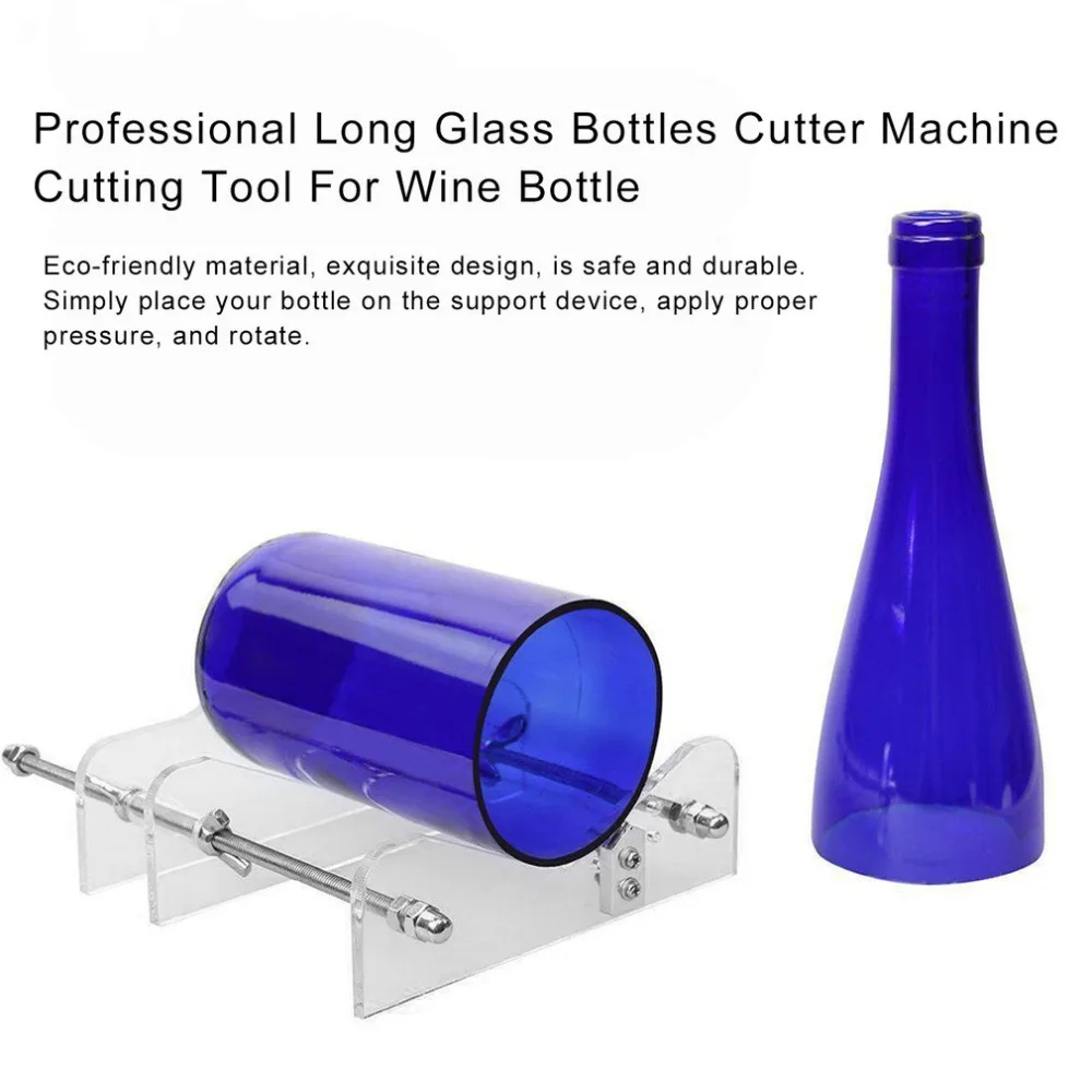 DIY Glass Bottle Cutter Machine Tool, Bundle Wine Beer Champagne Bottles and Jars Cutting Tool Kit For Home Bar Decoration Make
DIY Glass Bottle Cutter Machine Tool, Bundle Wine Beer Champagne Bottles and Jars Cutting Tool Kit For Home Bar Decoration Make