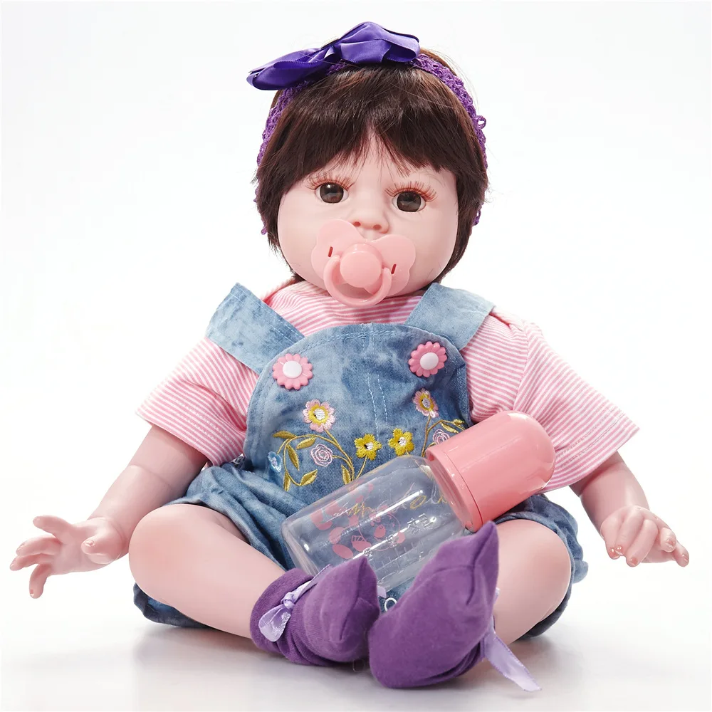 50cm handmade lifelike baby boy doll silicone