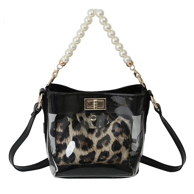 Summer New Beach Bag Simple Personality Pearl Ladies Handbag Wild Transparent Bucket Bag
Summer New Beach Bag Simple Personality Pearl Ladies Handbag Wild Transparent Bucket Bag