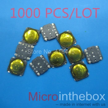 1000PCS/LOT Tact switch 3.7x3.7x0.35 Ultra thin mini micro 4pin smd small size for wearable device watch headset
1000PCS/LOT Tact switch 3.7x3.7x0.35 Ultra thin mini micro 4pin smd small size for wearable device watch headset