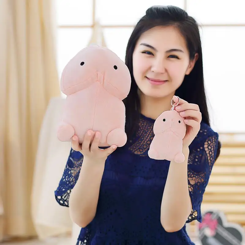 10/20cm Creative Plush Penis Toy Doll Funny Soft Stuffed Simulation Key Chain Cute Sexy Kawaii Gift for Girlfriend | Игрушки и хобби