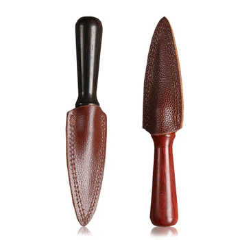 Ebony Wood Or Pear Flower Wood With Genuine Leather Case Stainless Knife Puer Tea Knife Tea Cutter
Ebony Wood Or Pear Flower Wood With Genuine Leather Case Stainless Knife Puer Tea Knife Tea Cutter
