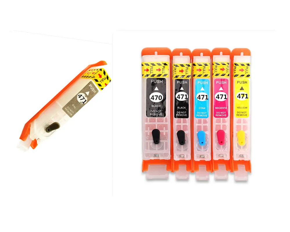 6 Colors PGI-470 CLI-471 Empty Refillable Ink Cartridge For Canon PIXMA MG7740 TS8040 TS9040 Printer PGI470XL PGBK BK C M Y GY
6 Colors PGI-470 CLI-471 Empty Refillable Ink Cartridge For Canon PIXMA MG7740 TS8040 TS9040 Printer PGI470XL PGBK BK C M Y GY