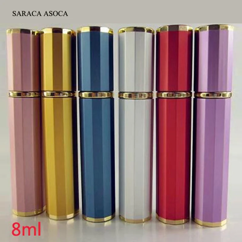 Wholesale 30pcs/lot Aluminum Mix Color Order Empty 8ml Metal Spray Bottle Beautiful Perfume Atomizer Small Refillable Bottles
Wholesale 30pcs/lot Aluminum Mix Color Order Empty 8ml Metal Spray Bottle Beautiful Perfume Atomizer Small Refillable Bottles