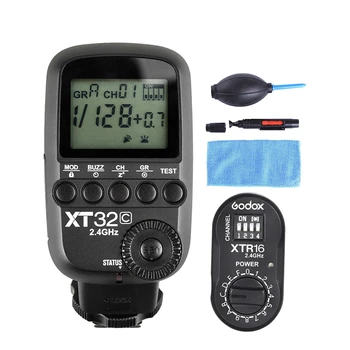 Godox XT32C XT32N 2.4G Wireless 1/8000s High-speed sync Flash Trigger for Godox X System Flash XTR-16 XTR-16S for Canon NIKON
Godox XT32C XT32N 2.4G Wireless 1/8000s High-speed sync Flash Trigger for Godox X System Flash XTR-16 XTR-16S for Canon NIKON