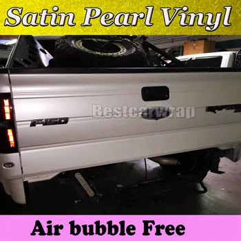 PROTWRAPS Satin White Pearl Vinyl Wrap For Car Wrapping Pearlescent White Matte Decorative Film With Air Release size 1.52x20m
PROTWRAPS Satin White Pearl Vinyl Wrap For Car Wrapping Pearlescent White Matte Decorative Film With Air Release size 1.52x20m