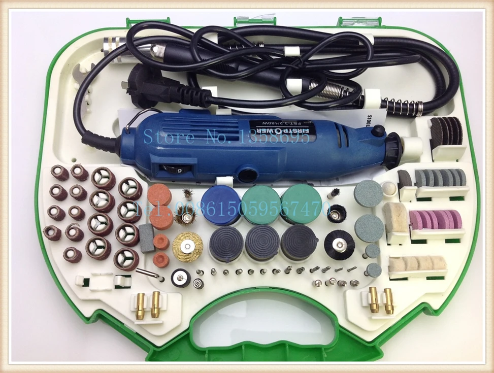 Jewelry watch polishing kit, Polishing Motor with 161 polishing accessories, complete set polishing motor,
Jewelry watch polishing kit, Polishing Motor with 161 polishing accessories, complete set polishing motor,
