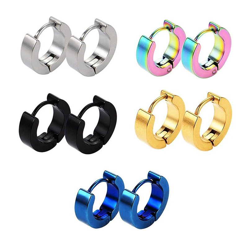 1 Set Round Shape Stainless Steel Piercing Unisex Earring Punk Gothic Barbell For Male Female Jewelry Trendy Earrings Hip Hop
1 Set Round Shape Stainless Steel Piercing Unisex Earring Punk Gothic Barbell For Male Female Jewelry Trendy Earrings Hip Hop