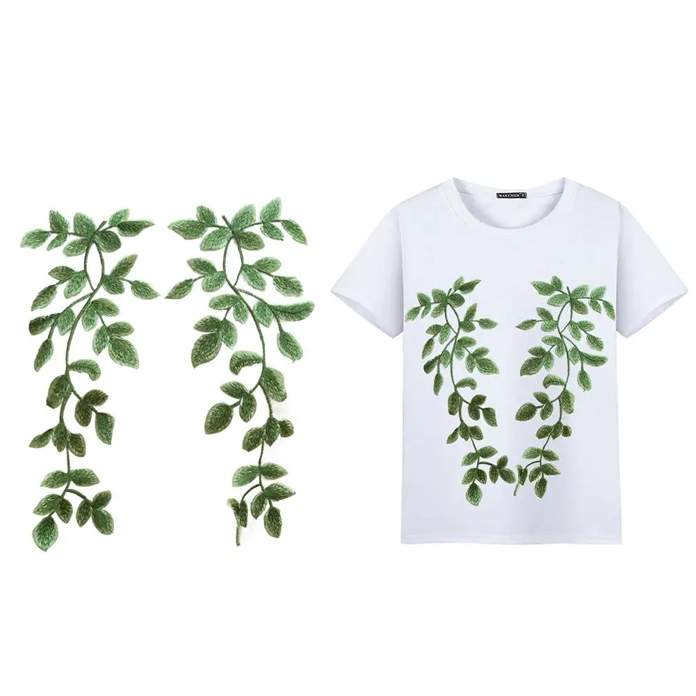 2PCS green vine leaf style Ribbon Flower Lace Trimmings Embroidered Sew Appliques Craft Tee Dress DIY Decal Free Shipping
2PCS green vine leaf style Ribbon Flower Lace Trimmings Embroidered Sew Appliques Craft Tee Dress DIY Decal Free Shipping
