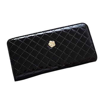 FGGS women quilted long wallet purse women Wallets With Coin Bag Plum flower clutch bag (Black Plum)
FGGS women quilted long wallet purse women Wallets With Coin Bag Plum flower clutch bag (Black Plum)