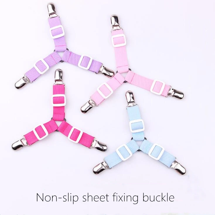 4Pcs/Set Bed Sheet Clip Bed sheet Belt Fastener Mattress Elastic Non-slip Clip Blanket Gripper
4Pcs/Set Bed Sheet Clip Bed sheet Belt Fastener Mattress Elastic Non-slip Clip Blanket Gripper