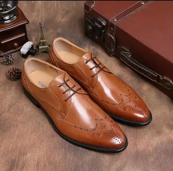 Autumn Brock men's shoes leather British wind retro men's business casual shoes all match shoes men
Autumn Brock men's shoes leather British wind retro men's business casual shoes all match shoes men