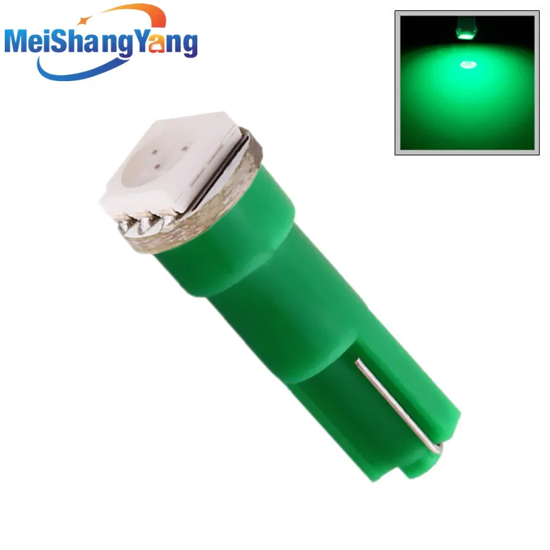 T5 1 SMD Dashboard Wedge 1 LED Interior Car Light Lamp Bulb V2 12V car styling led car light source parking Green
T5 1 SMD Dashboard Wedge 1 LED Interior Car Light Lamp Bulb V2 12V car styling led car light source parking Green