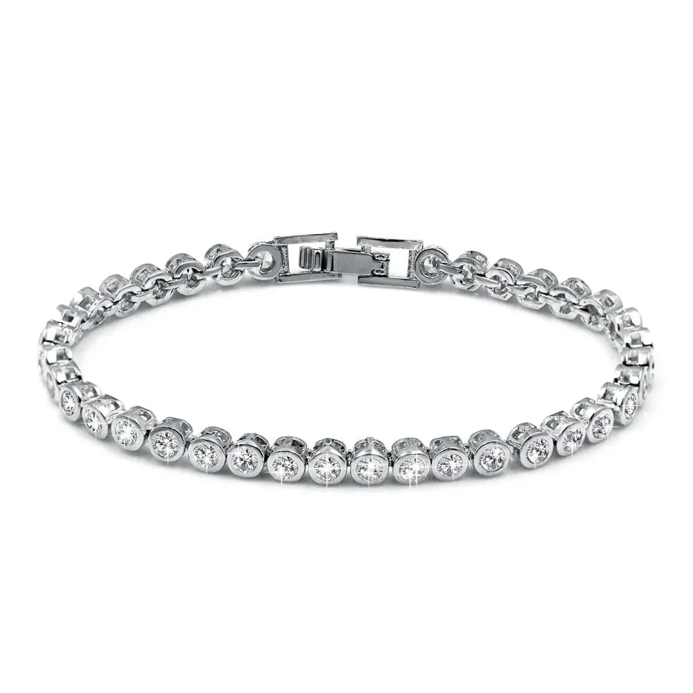 Round Cut Zircons Adjustable Tennis Bracelet Bangle for Women CZ Silver/Gold/Rose Gold Color Jewelry Pulseira Feminia
Round Cut Zircons Adjustable Tennis Bracelet Bangle for Women CZ Silver/Gold/Rose Gold Color Jewelry Pulseira Feminia