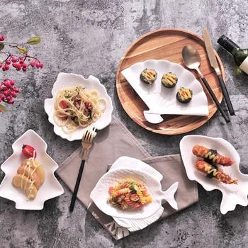 Creative Irregular Tray Fruit Plate Solid Snacks Plate Molded Ceramic Simple Japanese Style Dish White Sushi Salad Plate 1 pcs
Creative Irregular Tray Fruit Plate Solid Snacks Plate Molded Ceramic Simple Japanese Style Dish White Sushi Salad Plate 1 pcs