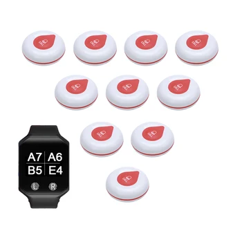 Pager Watch Calling System 10 Call Button Cheap Easy Operate Receiver Wrist Restaurant Waiter Vibrating Sound Remote Watch Pager
Pager Watch Calling System 10 Call Button Cheap Easy Operate Receiver Wrist Restaurant Waiter Vibrating Sound Remote Watch Pager