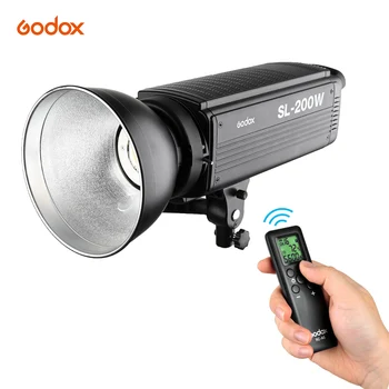 Godox SL200W High Power LED Video Light Wireless Remote Control with Bowens Mount for Photo Studio Photography Video Recording
Godox SL200W High Power LED Video Light Wireless Remote Control with Bowens Mount for Photo Studio Photography Video Recording