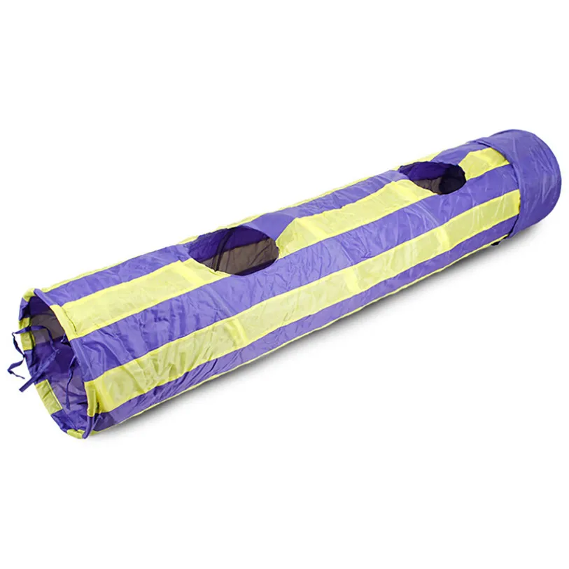 115cm Pet Tunnel Cat Play Tunnel Foldable Cat Tunnel Kitten Cat Toys Bulk Cat Toys Rabbit Straight Play Tunnel Wholesale noFB23 (4)
