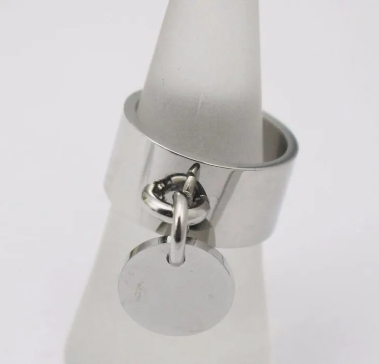 Женское кольцо с гравировкой из нержавеющей стали круглые кольца серебряного