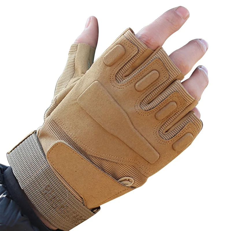 Image High Quality Military Tactical Gloves Gym Men Fighting Half Finger Army Gloves Fitness Anti slip Outdoor Sports Gloves