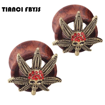 TianciFBYJS Plugs Flesh Tunnels Ear Expanders Wood Earring Gauges Crystal Skull Ear Plug Body Piercing Jewelry 
TianciFBYJS Plugs Flesh Tunnels Ear Expanders Wood Earring Gauges Crystal Skull Ear Plug Body Piercing Jewelry