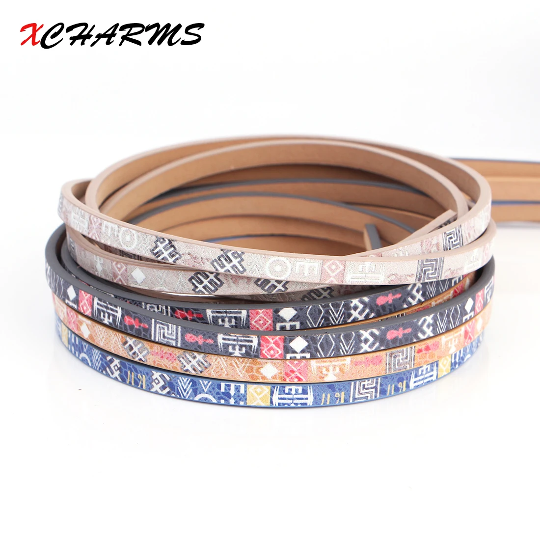 5MM flat leather cord rope/Retro pattern/accessories parts/jewelry findings/hand made/jewelry making/bracelet material
5MM flat leather cord rope/Retro pattern/accessories parts/jewelry findings/hand made/jewelry making/bracelet material