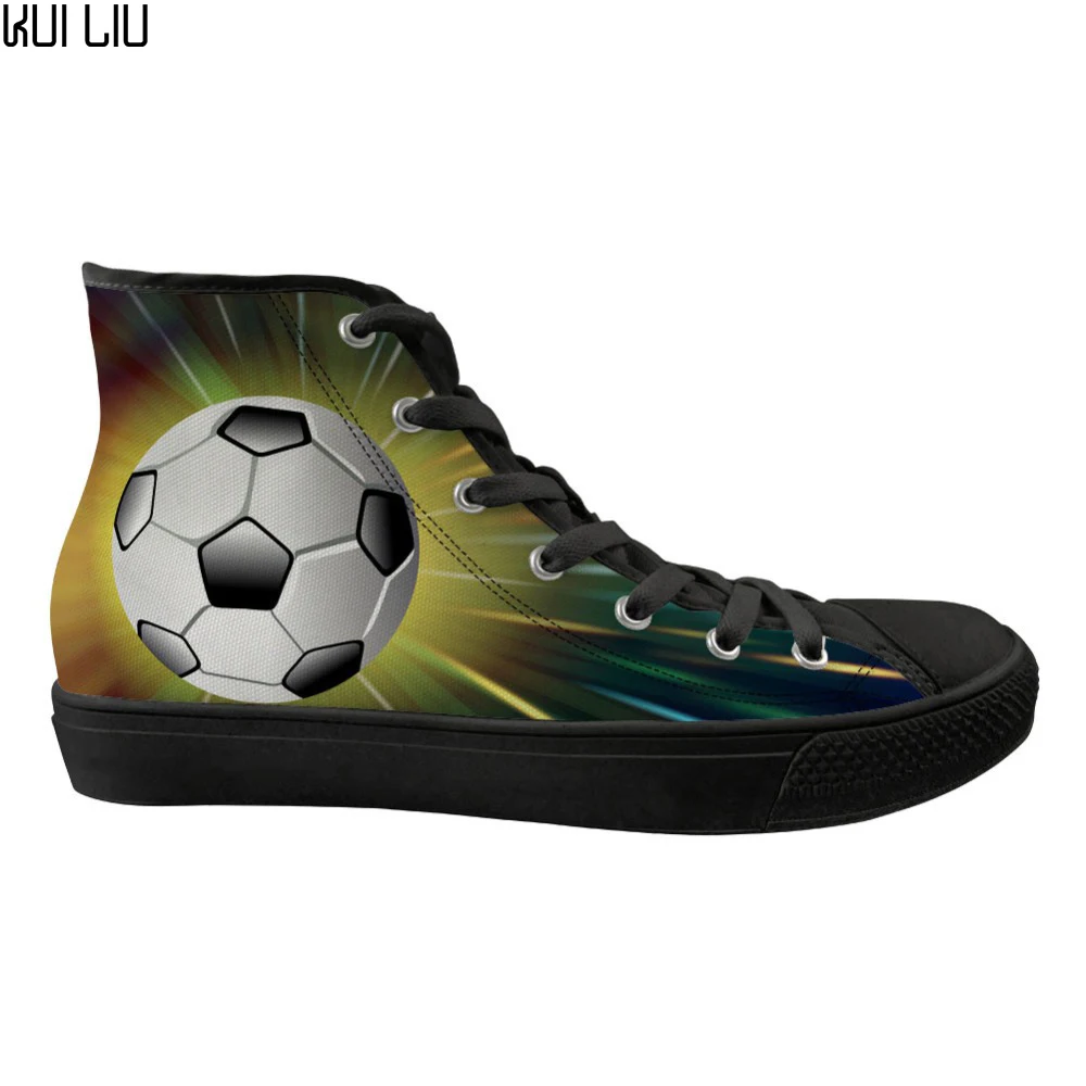 Customized 3D Foot Ball Pattern Mens Shoes High top Canvas Vulcanized Shoes for Male Breathable Lace-up Casual Sneakers Hombre
Customized 3D Foot Ball Pattern Mens Shoes High top Canvas Vulcanized Shoes for Male Breathable Lace-up Casual Sneakers Hombre