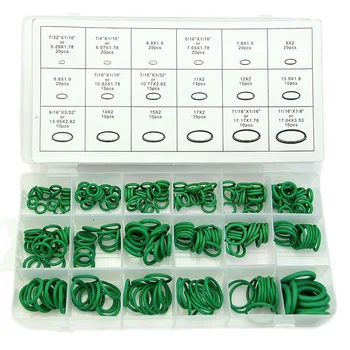 Mayitr 270pcs/Set 18 Sizes Rubber O Ring Seal Car Auto Air Conditioning Repair HNBR O-Ring Seal Kit Green
Mayitr 270pcs/Set 18 Sizes Rubber O Ring Seal Car Auto Air Conditioning Repair HNBR O-Ring Seal Kit Green