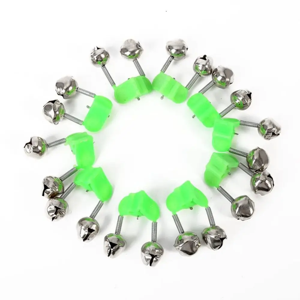10PC Green Rod Tip Clamp Fishing Pole Fishing Bite Lure Alarm Alert Twin Bell Ring Clip
10PC Green Rod Tip Clamp Fishing Pole Fishing Bite Lure Alarm Alert Twin Bell Ring Clip