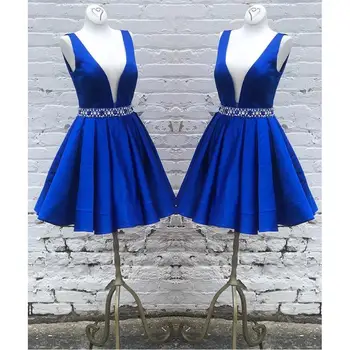 Royal Blue Short Prom Dresses 2020 vestidos de fiesta de noche Deep V Neck Sexy Mini Imported Party Dress Special Occasion Gowns
Royal Blue Short Prom Dresses 2020 vestidos de fiesta de noche Deep V Neck Sexy Mini Imported Party Dress Special Occasion Gowns