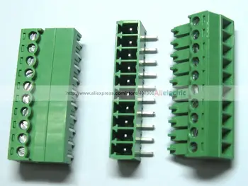 100 Pcs Screw Terminal Block Connector 3.81mm Angle 10 Pin Green Pluggable Type
100 Pcs Screw Terminal Block Connector 3.81mm Angle 10 Pin Green Pluggable Type