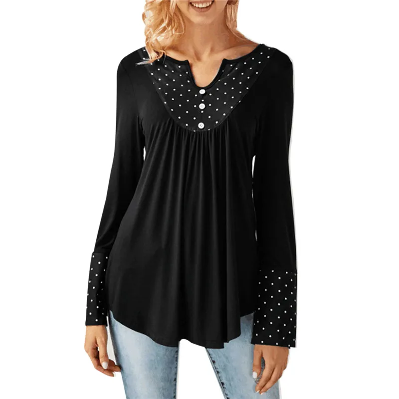 Long Sleeve Ruffle Chiffon Blouses For Women 2018 Summer Vintage Tunic Tops Femme Polka Dot Ladies Elegant Office Shirts Blusas
Long Sleeve Ruffle Chiffon Blouses For Women 2018 Summer Vintage Tunic Tops Femme Polka Dot Ladies Elegant Office Shirts Blusas