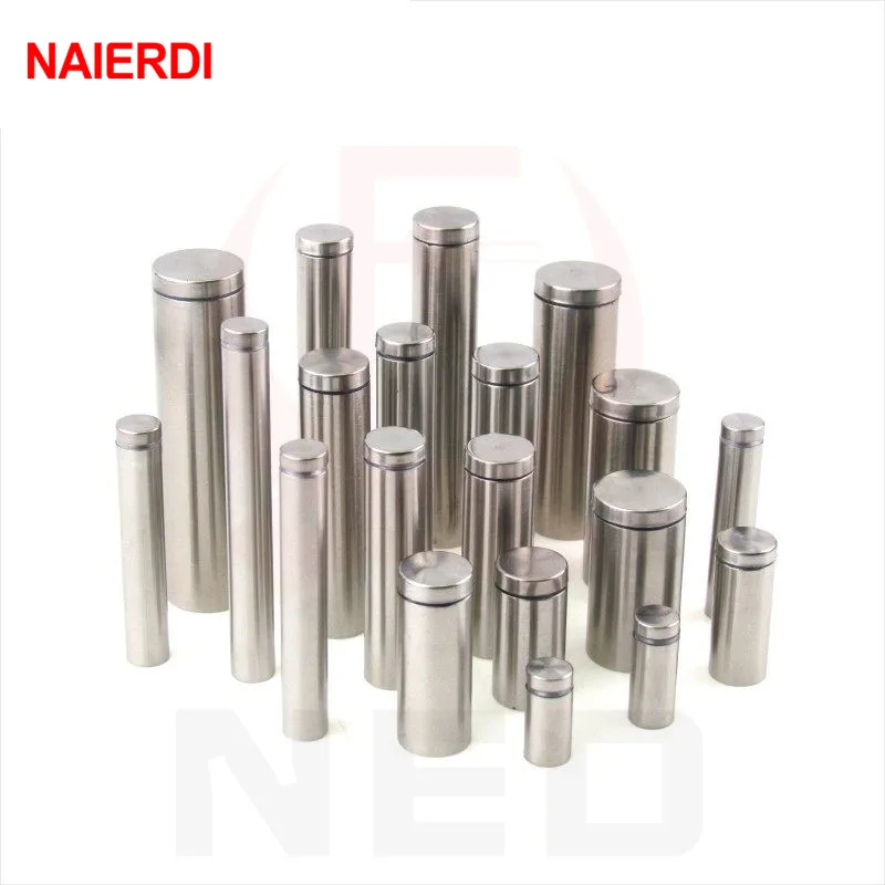 NAIERDI Stainless Steel Acrylic Advertisement Fixing Screws Diameter 19mm Glass Fasteners Standoff Nail Billboard Fixing Screws
NAIERDI Stainless Steel Acrylic Advertisement Fixing Screws Diameter 19mm Glass Fasteners Standoff Nail Billboard Fixing Screws
